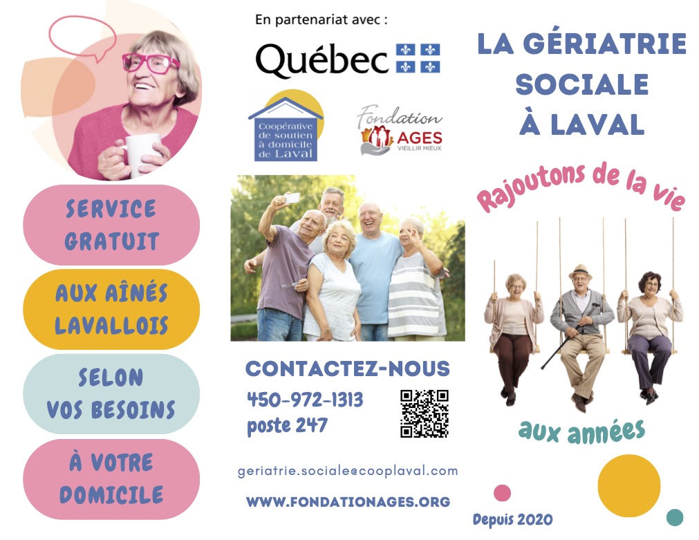 Dépliant Gériatrie sociale